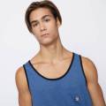 MENS Sport Printed Pocket Pocket Sleeveless Tank Tops