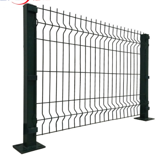3D curved welded wire mesh fence