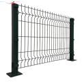 Valla de panel curvo soldada con autógena 3D duradera