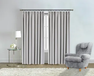 84 Inch Blackout Pinch Pleated Curtains - 2 Panels for Bedroom