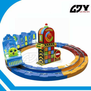 High quality and hot selling happy train kiddie rides with Cartoon Locomotive