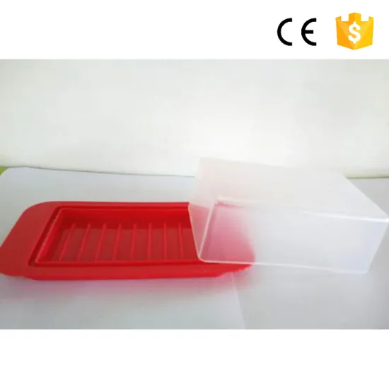 Clear hard plastic clear cupcake boxes cake box with customized logo printed