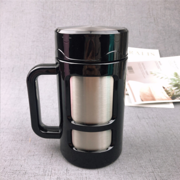 Business 304 stainless steel vacuum tea office mug