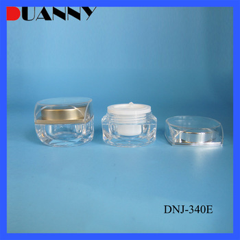 ACRYLIC SQAURE MINI COSMETIC JAR FOR CREAM SAMPLE AND UV NAIL GEL IN STOCK