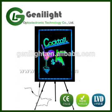 Tempered Glass or Acrylic LED Illuminated Writing Erasable Message Board