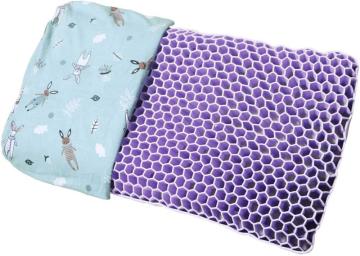 Hexagon Hole Wave Shape TPE Bantal Anak Bernafas