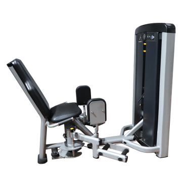 Weight stack selectorized hip abduction/adduction machine