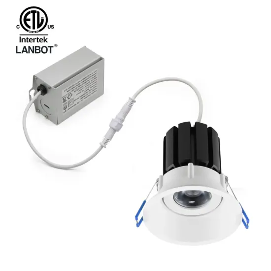 Commercial Adjustable 10W, 12W, 15W Recessed COB LED Ceiling Module Downlights