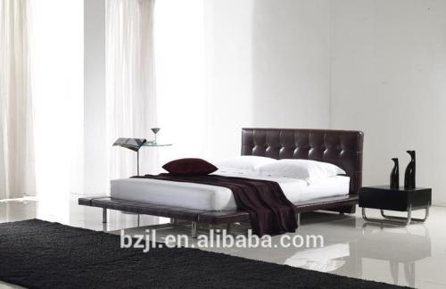 2015 Hot sell Italian Style leather bed XS P42