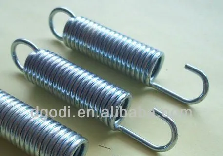 custom made zinc plated steel retainer spring
