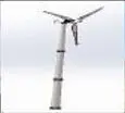 20kw Horizon axis wind tubinetal safe environmental protection