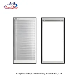 Lightweight Low-E Single Glaze Electric Blind Window