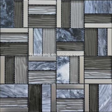 MBP5025 house Interior glass mosaic tile for bathroom wall floor tiles