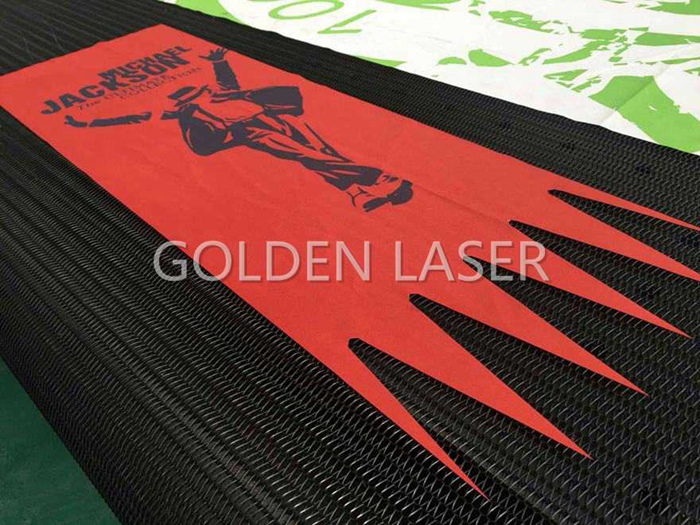 Laser Cutting Banner Flag