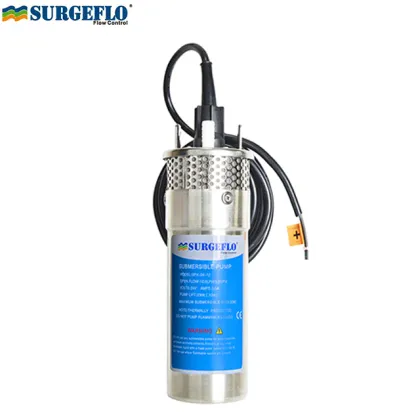 High Flow 24V DC Solar Submersible Water Pump - SURGEFLO SPX-24-12