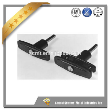 China supplier OEM black powder coating on die-cast bases pop up T handle