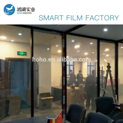 Magic glass film, switchable tinted glass film