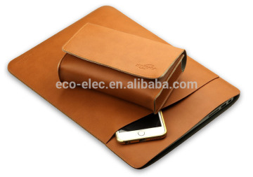 Hot Leather Laptop Sleeve Case For Mac Air 11",AIR 13",Retina 12,13.3,15.4 inch,Case For Laptop Bag