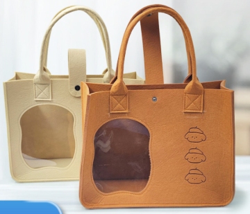 BSCI audit factory felt shopping bag/felt bag/wool felt bag