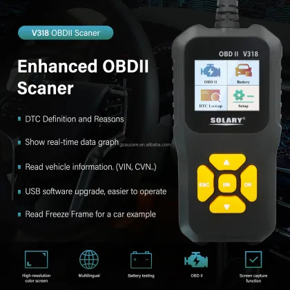 V318 Auto Diagnostic Tool Scanner - Universal Auto Scanner Diagnostic Tool