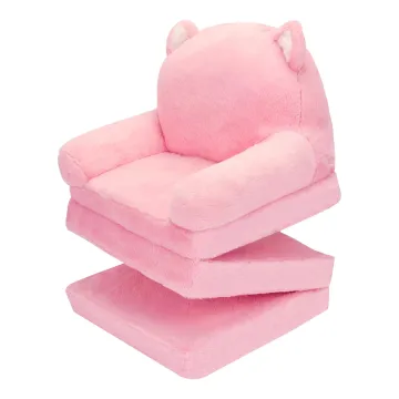OEKO Kid Fold-Out Play Sofa: Mini Couch Bed Set for Toddlers