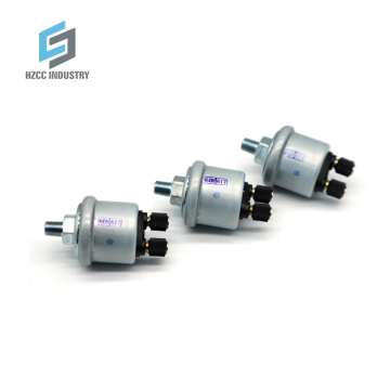 0 a 10 barras 1 / 8NPT VDO Sensor de pressão de óleo diesel peças de gerador de 10mm 10mm tripulação inoxidável plugue alarming medidor de pressão de óleo