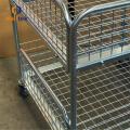 Cage de promotion de chariot de stockage de stockage de mesh de shopping cage