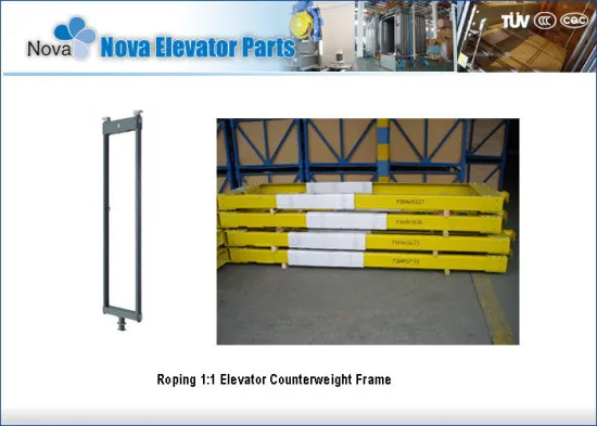 Roping 1:1 Elevator Counterweight Frame,lift Counterweight Frame