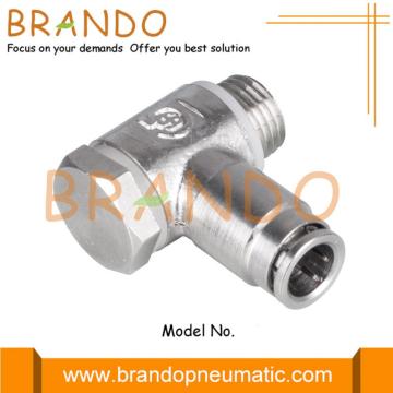 Male Banjo Push In Brass Pneumatic Hose Fitting