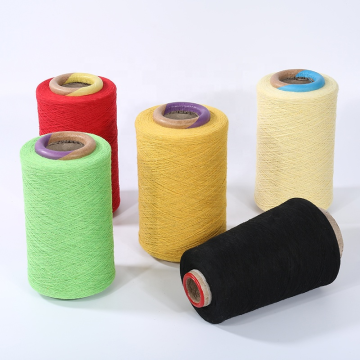 Yarn Mulitcolor OE recycled poly cotton blend yarn for socks knitting ne20s