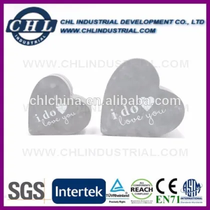 Apple shaped home decorative cement craft