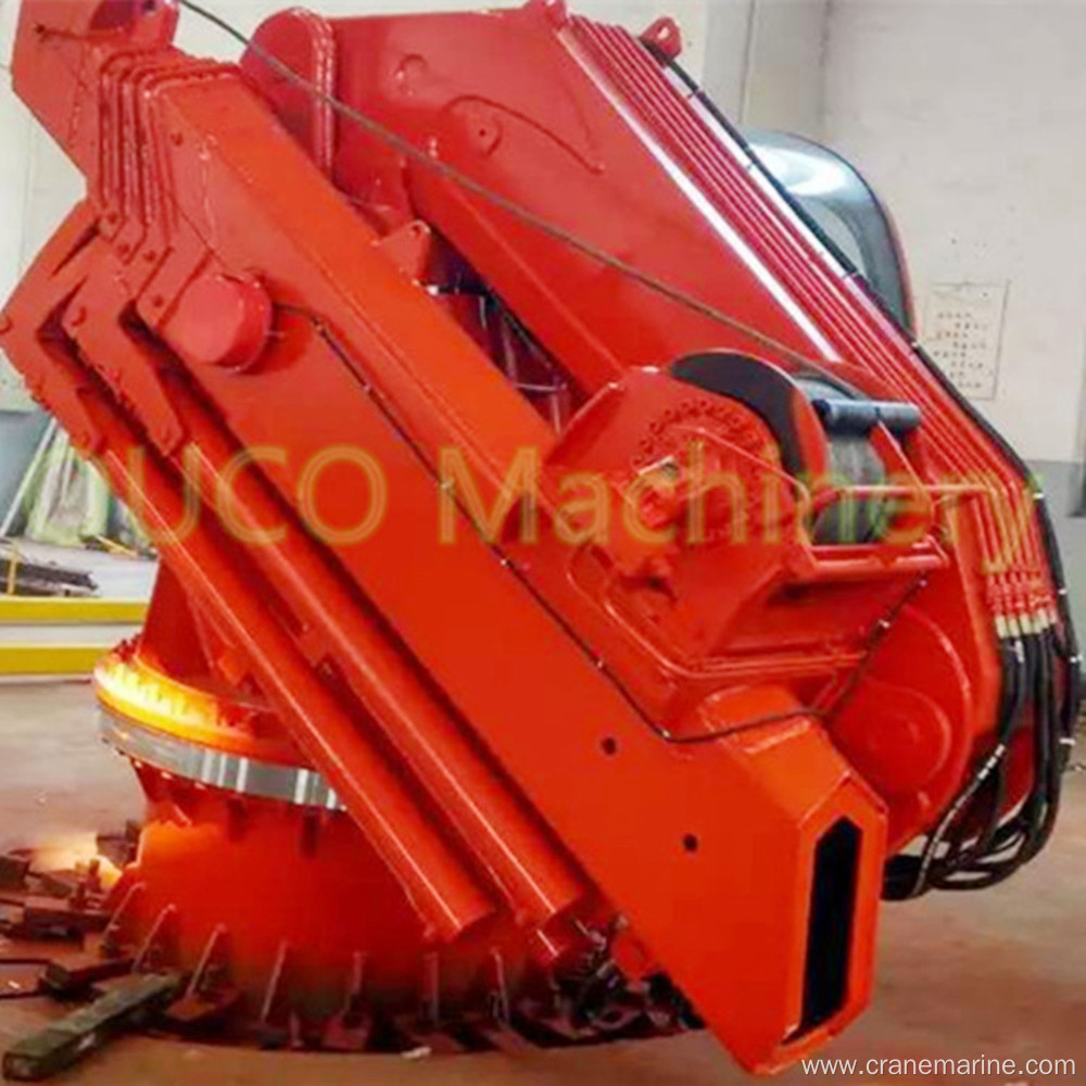 6T12M Customized Knuckle Boom Marine Crane