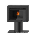 Smokeless Eco-Friendly Biomass Pellet Stove: The Modern Classic Indoor Fireplace with Remote Control - 9KW Power Output