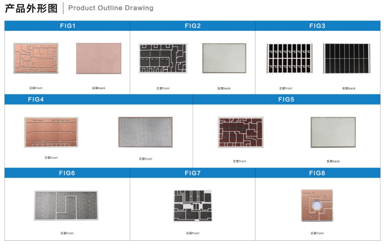 Copper clad ceramic plate  series1-1