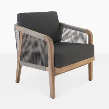 Solid Burma Teak Wood Patio Furniture Design Sofa Set