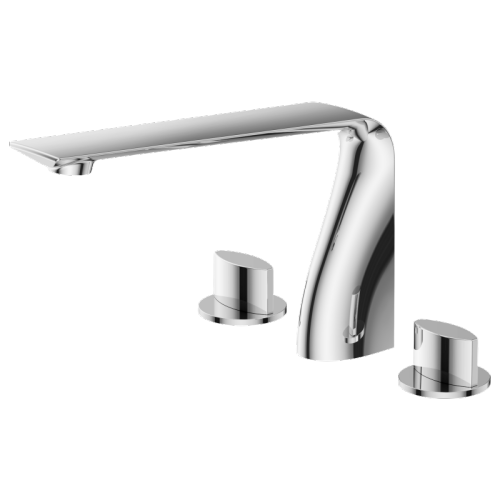 3-Hole rim mounted shower bath mixer