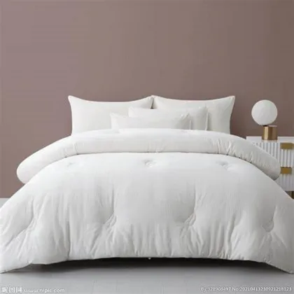 Warm down-filled quilt core for cold winter nights