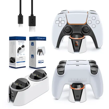 Factory Wholesale PS5 Controller Charger Dock for Playstation5 Dual Sense Edge Gamepad