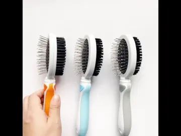 Two-Sided Cat Dematting Brush for Pet Grooming
