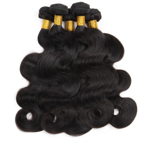 Wholesale 100% Human Hair non-remy Bundles Unprocessed Virgin Brazilian Body Wave Hair Extension bundles human hair