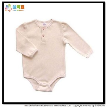 BKD plain cotton baby jumpsuit bodysuit