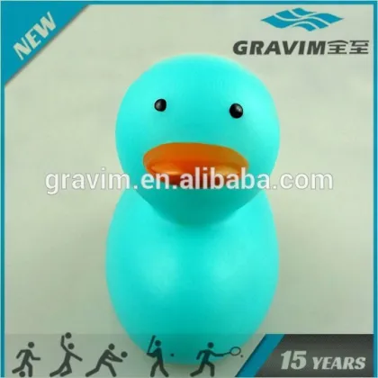 Long mint green toy duck