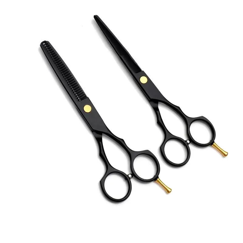 Black Stainless Steel Beauty Scissors