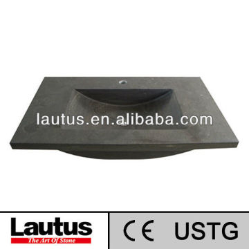 One piece stone cabinet basin