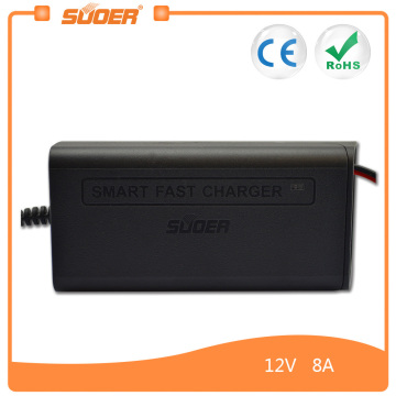 Suoer 12V 8A Smart Fast Portable Battery Charger (SON-1208)