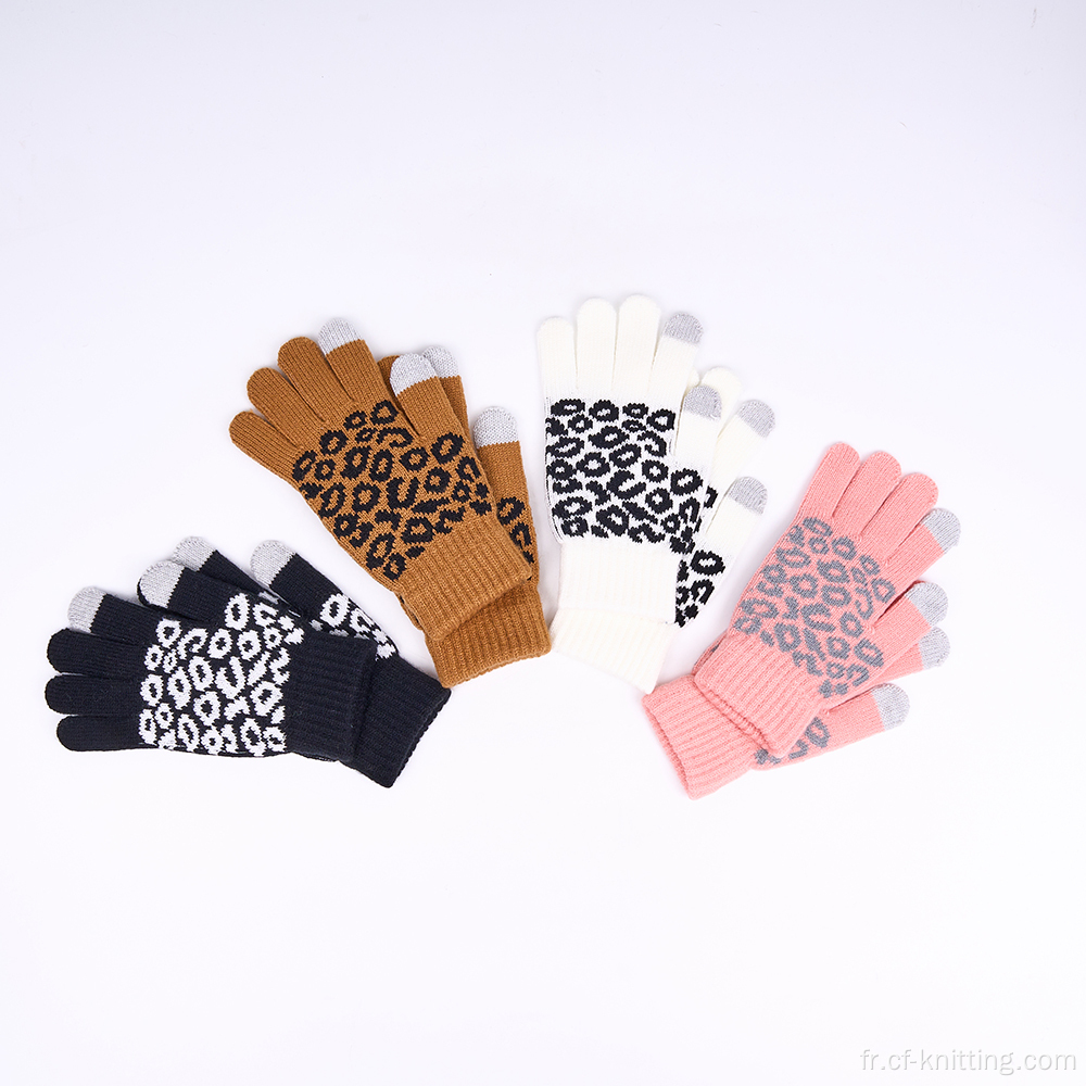 Gants en tactement en tricot pour adulte