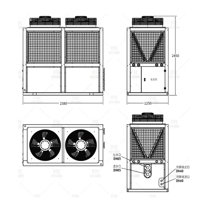High-Efficiency Four-Pipe Heat Recovery Air-Cooled Heat Pump