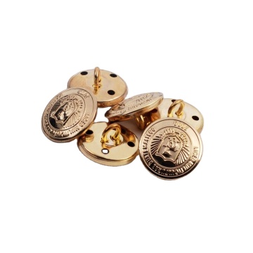 Custom OEM Brass Jacket Buttons: High-Quality Shank Buttons - BM10236