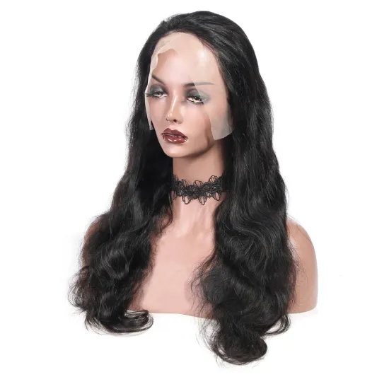 Factory Supply Virgin Brazilian Hair Transparent Lace 26 28 30 40 Inch Human Hair HD Lace Front Wig