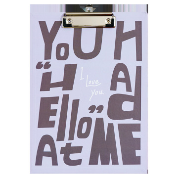Creative Retro A4 Writing Pad & Clip File